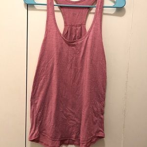Lululemon pink tank top size small